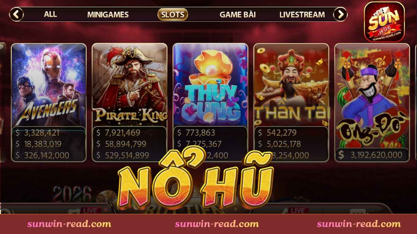 Những tựa game nổ hũ Sunwin đổi thưởng đỉnh cao